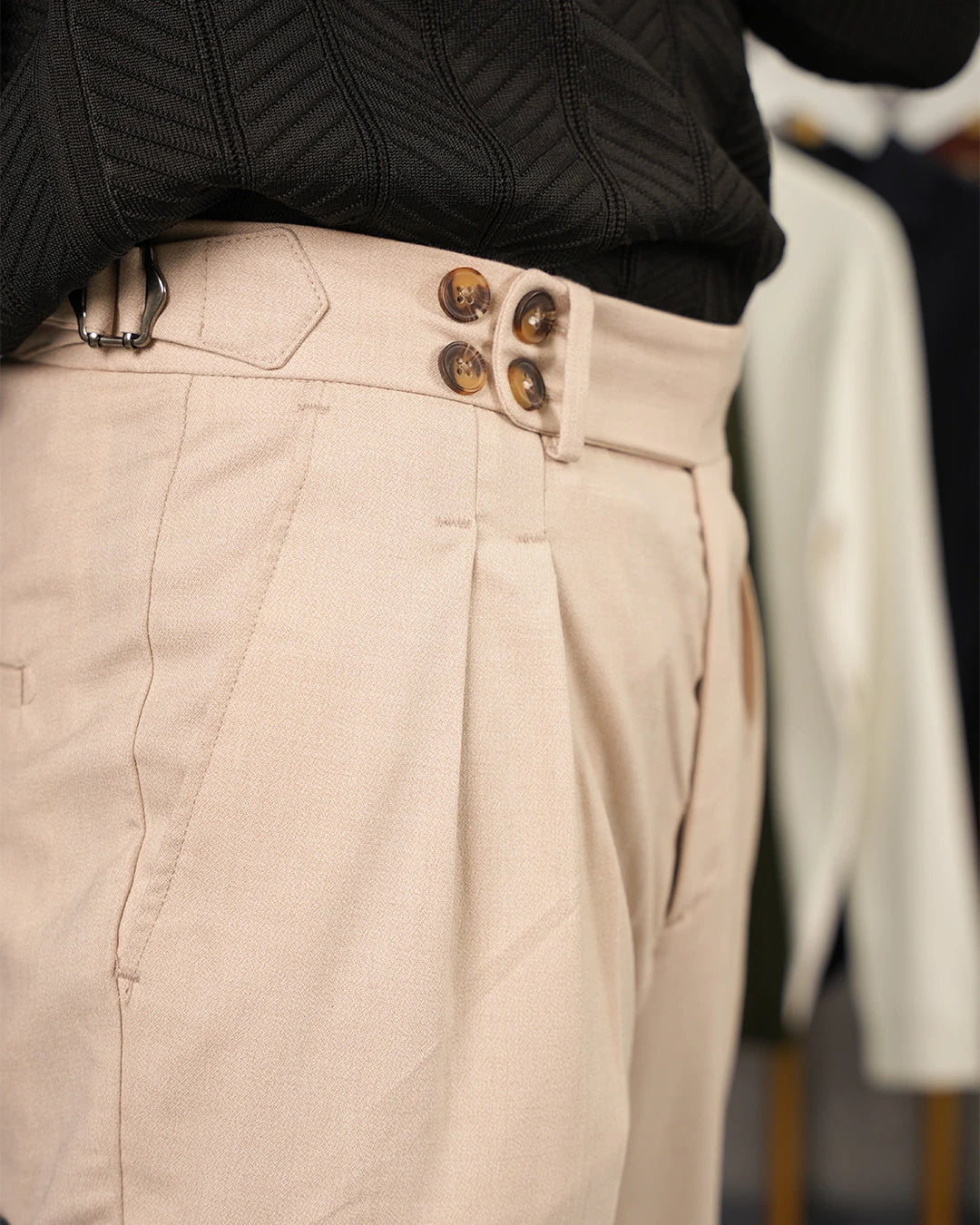 Rahat Kalıp Şalvar Kesim Kumaş Pantolon