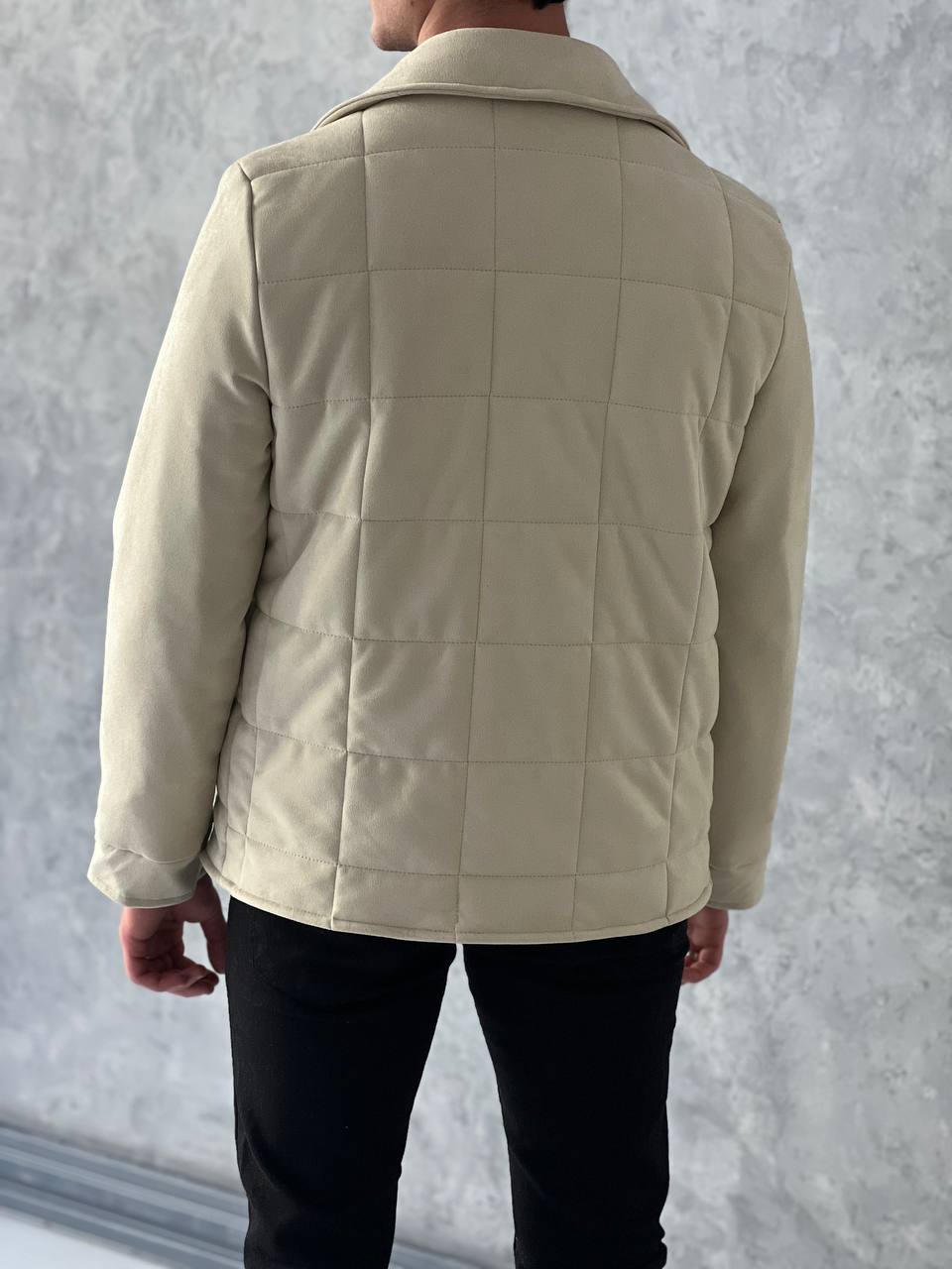 Düğme Detaylı A Kalite Nubuk Mont