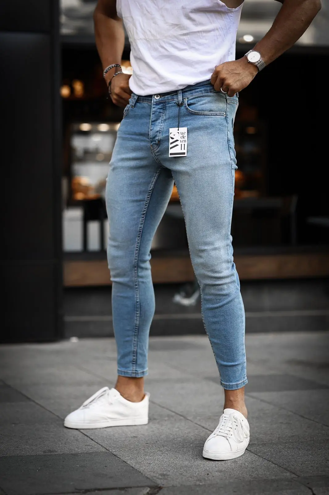 Slim Fit Kesim Yüksek Kalite Kot Pantolon - 1