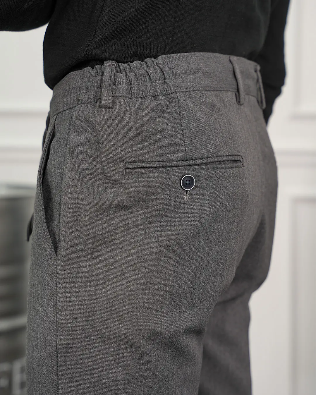 Pamuk Likra Slim Fit Jogger Pantolon - 4