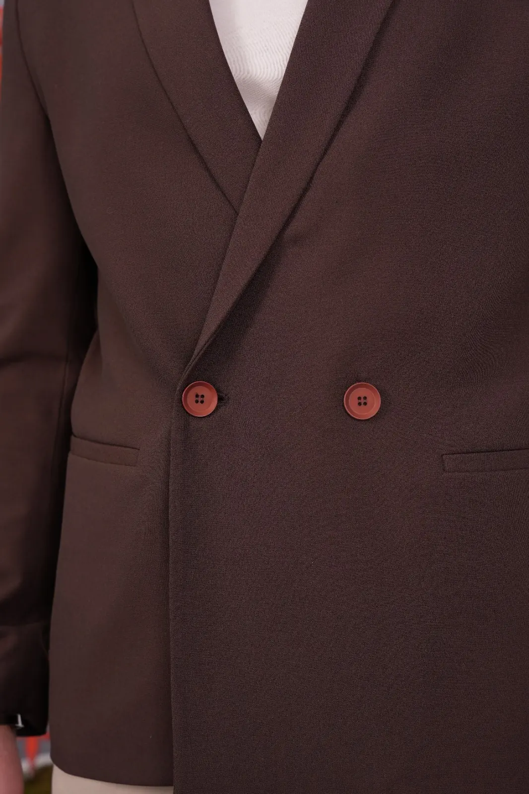 2 Düğme Detaylı Oversize Kesim Ceket - 9