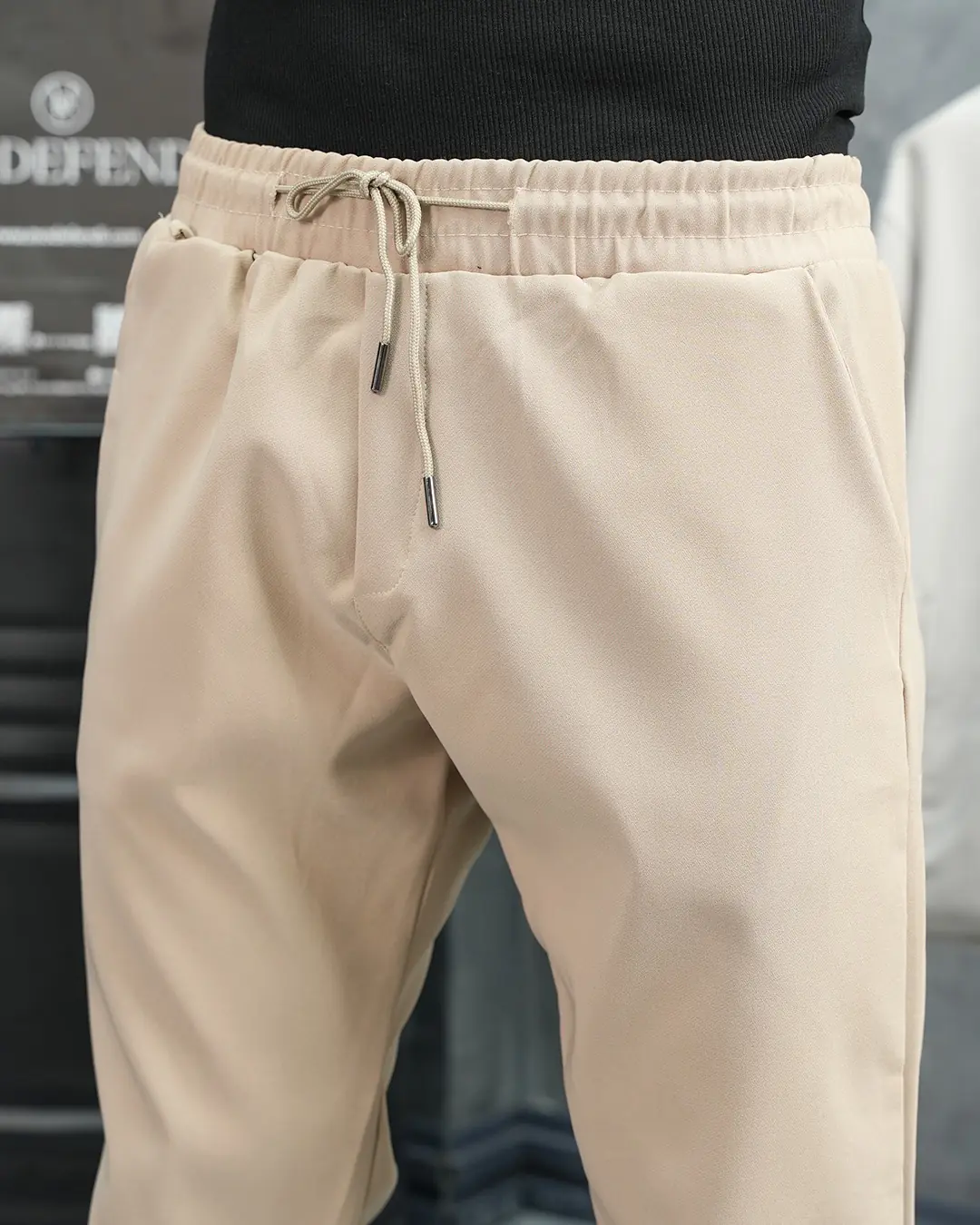Düz Kumaş Oversize Fermuarlı Alt Üst Jogger Takım - 7
