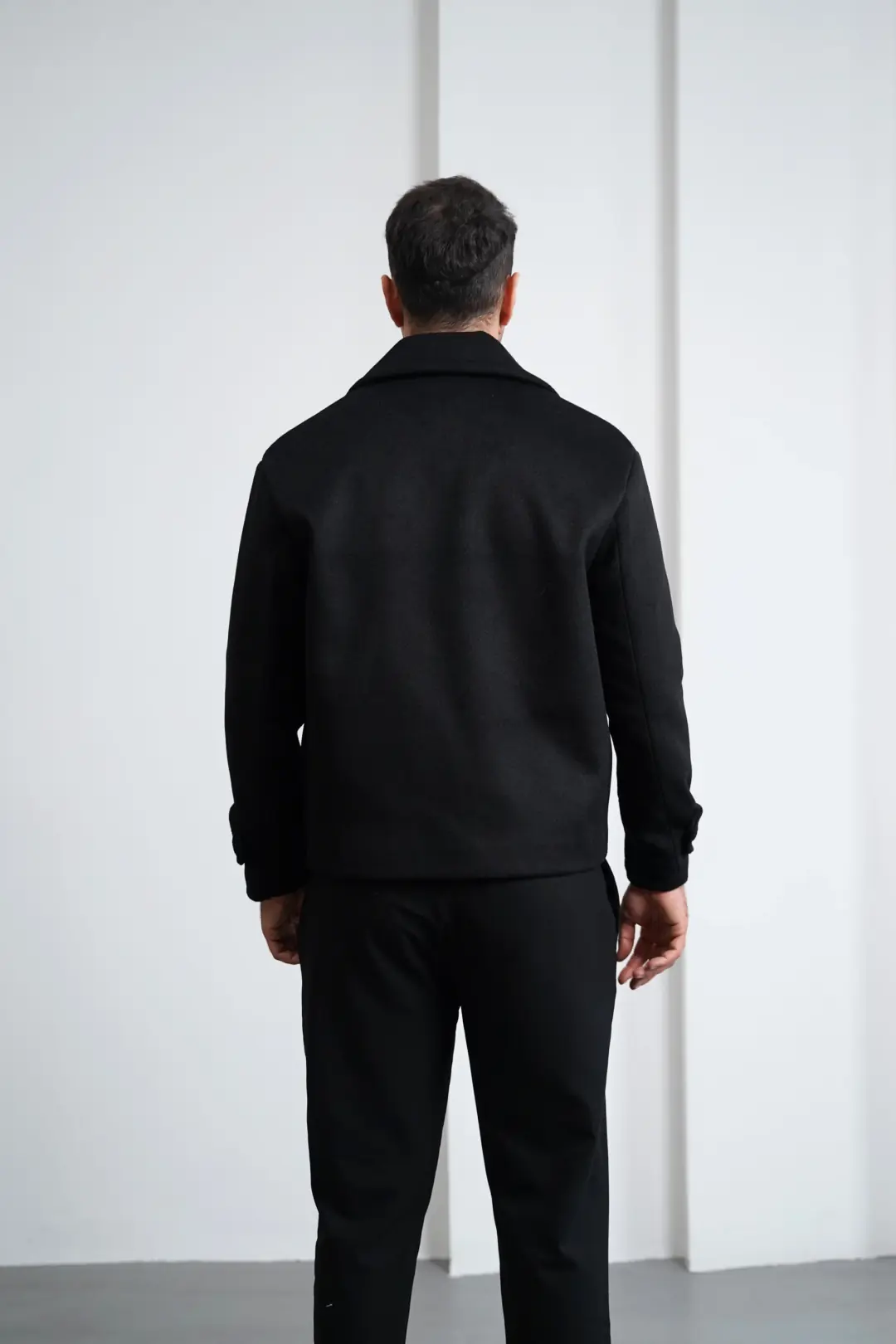Yumuşak Dokulu Krep Model Kaşmir Ceket - 5