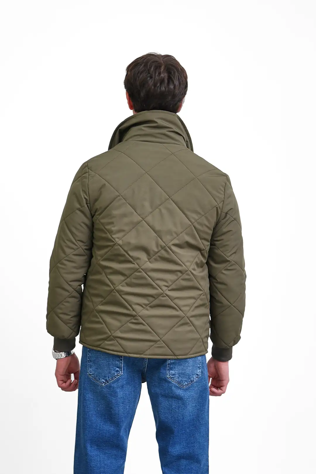 Slim Fit Baklava Desen Torba Cep Dolum Elyaf Mont - 3