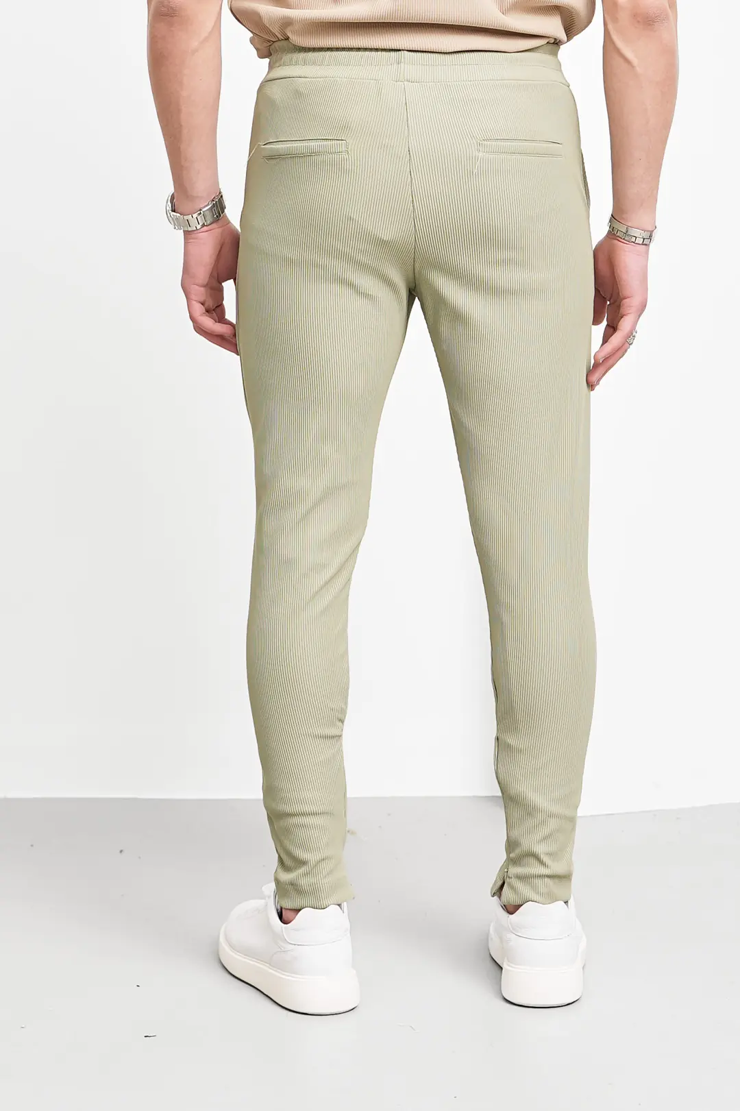 Paça Fermuar Detaylı Jogger Pantolon - 4