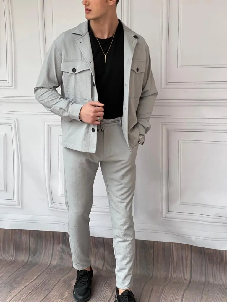 Armür Kumaş Rahat Kalıp Torba Cep Spor Takım - 1